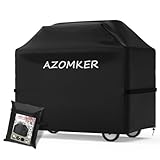 AZOMKER Funda Barbacoa Exterior Impermeable, Funda Barbacoa, Funda Barbacoa Exterior, Fundas Barbacoa, Funda para Barbacoa(145 * 61 * 117 cm)