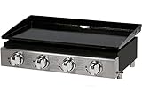 Habitat et Jardin Plancha Presto 4-4 quemadores - 9.7kW - Gris