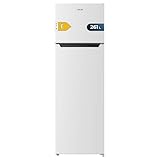 Cecotec Frigorífico 2D Bolero CoolMarket 2D 261 White E. Motor Defrost Frigorífico 2 Puertas Blanco 169x54Cm, 261L, Clase Energética E, Con Modo Fast Freezing, Display Interior, Puerta Reversible