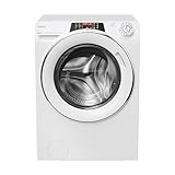 Candy RapidO RO16106DWMCT/1-S Lavadora 10 KG, 1600 RPM, Pantalla Smart Text, Panel Smart Touch, Wi-Fi, Snap & Wash, 16 Ciclos, 9 Rápidos, Motor Inverter Speed Drive, Función Vapor, 78 DB, Blanco