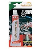 Adhesivo sellante de silicona de alta temperatura, color negro, 70 ml, resistente al calor hasta 300 grados