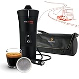 Handpresso - handcoffee truck set 21012 |Cafetera camion 24v con bolsa y taza | cafetera para camion 24v - funciona con monodosis de café Senseo | Cafetera 24v para camiones - cafetera portatil viaje