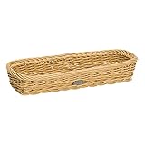 Westmark Cesto para cubiertos, adecuado para hostelería y gastronomía, Rectangular, aprox. 39,5 x 28 x 8,5 cm, Fibra sintética, Saleen Edition, Beige claro, 02016830101