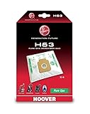 Hoover H63 H63-Hoover Bolsa para aspiradora Pure-Epa. Compatible con los Modelos Brave, Capture, Flash, Freespace Greenray, Sprint. Incluye 4 uds, 2400 W, 1.7 litros, 0 Decibelios, Nailon