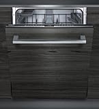 Siemens SN63HX60AE iQ300 Lavavajillas totalmente integrado, D, 84 kWh, 13 MGD, Smart Home compatible vía Home Connect, varioSpeed Plus, cesta superior con rackMatic