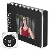 Videoportero de Intercomunicación con Timbre de Puerta, Cámara de Mirilla en la Puerta, Pantalla LCD TFT de 3 Pulgadas, Noche, Monitoreo, Videoportero para el Hogar/Apartamento