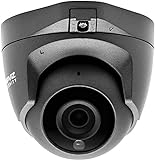 Anpviz 5MP IP PoE Cámara de Seguridad con micrófono/Audio, H.265 Indoor Outdoor IP Turret Camera, Resistente a la Intemperie IP66, Negro (IPC-D3150G-S)
