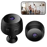 cámara espía, wifi1080P Cámara de vigilancia de Alta definición, Mini cámara Oculta en Interiores, Cámara WiFi, con Registro de detección de Movimiento, Mini Cámara de Seguridad doméstica