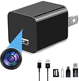 Cargador USB Full HD para cámara Oculta con Tarjeta TF de 64 GB y grabación en Bucle | Cargador de teléfono pequeño y Discreto USB Charger Camera Hidden Camera