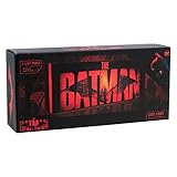 Luz logo Batman - Producto oficial DC Comics, 2 modos de luz, independiente o montable en pared, negro y rojo, regalo para fans de superhéroes