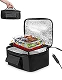 Microondas Para Coche, Horno Portátil, Calentador De Alimentos Para Coche De 12 V, Mini Microondas Portátil De 90 W Para Coche, Microondas De 12 V De Calentamiento Rápido Para Viajes, Camping, Cocina