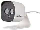 Sricam SriHome SH029 - Cámara WiFi IP inalámbrica infrarroja 3.0 megapíxeles HD IR CUT ONVIF P2P compatible con SD Audio