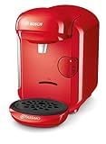 Bosch TAS1403 Tassimo Vivy 2 - Cafetera Multibebidas Automática de Cápsulas, Diseño Compacto, color Rojo