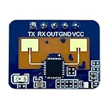 LOLPALONE Módulo de radar LD2410C 24G MmWave LD2410C - Módulo de detección de movimiento con sensor de radar de presencia LD2410C