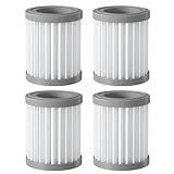 4 piezas de repuesto de filtro para robot aspirador Lefant M320 diseñadas para una máxima captura de polvo