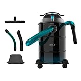 Cecotec Aspirador de Cenizas de 30L Conga Ash 6000 Easy Go Home XL. 1500 W de Potencia, Poder de Succión 21kPa, Tubo con Recubrimiento Metálico, Ruedas y Asa de Transporte, Cable de 6m