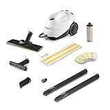 Kärcher Limpiadora de vapor SC 3 EasyFix, presión vapor: 3,5 bar, tiempo calentamiento: 30s, potencia: 1900W, rendimiento: 75m², depósito: 1 l, cartucho descalcificación