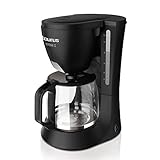 Taurus Cafetera Goteo Verona 12, 680 W, 1.2 litros, plástico, Color Negro