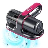 Kamanan Aspiradora Antiacaros para Colchones, 13KPa Aspirador Antiácaros con UV-C 100W Aspiradora de Mano con Filtro HEPA, destruye el 99,99% de Todos los ácaros para Colchones y Sofás (Gris)