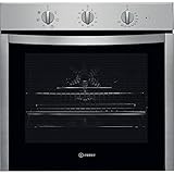 Indesit IFW 5530 IX - Horno (Medio, Horno eléctrico, 66 L, 66 L, Acero inoxidable, Giratorio)