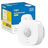 TP-Link Tapo T100 - Detector de Movimiento WiFi, Amplia Cobertura, Sensor de Alarma Antirrobo,Rotación 120º, Montaje Magnético, Control App Tapo, Requiere Hub