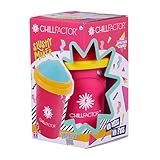 Chill Factor Colour Shock - Máquina de granizados perfectamente rosa: taza reutilizable para granizados, granizados caseros, juguetes de cocina