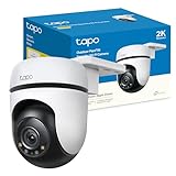 Tapo C510W - Cámara de vigilancia Wi-FI para Exteriores de 360º, visión Nocturna a Todo Color de 2k (3MP), detección de Personas con IA, Seguimiento de Movimiento Inteligente, IP65