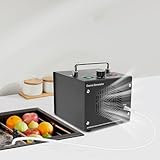 Generador de ozono 30 g/h, máquina de ozono desodorante con tratamiento de agua, purificador de aire de ozono filtro de aire para humo de mascotas, olores de cocina y limpieza de frutas y verduras