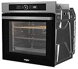 Whirlpool - Horno pirolítico integrable AKZ9 635 IX inox, 16 funciones,tecnología 6th sense, ready2cook y cook 3, guías telescópicas opcionales