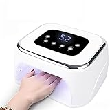 ZYC Lámpara UV de uñas Bluetooth 42 Beads LED Gel Nail Polish Secador Reproductor de música Curado de uñas Luz LED Lámpara LED