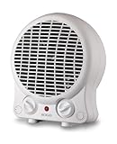 SOGO Calefactor Baño Bajo Consumo 2000W - Calefactor de Calentamiento Rápido y Eficiente 3 Modos: Ventilador, Calor 1 y Calor 2 - Calefactor con Protección Sobrecalentamiento