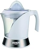 Bastilipo - Exprimidor de 40W con jarra de 1 litro, color blanco/acero, modelo EX-40B