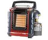 Mr Heater Calefactor de Gas Portátil MH9BDF - Calefacción de Gas con Bombona de Gas - Calentador de Gas para Camping - Espacios de Hasta 26M2 - Apto para Cartuchos de Propano 31 y Butano/Propano