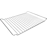 Anakel Home Repuesto Rejilla Horno, Bandeja Horno 481245819334 Compatible con Horno WhirlPool, Ignis, Algor, Bauknecht | Fácil Limpieza, Acero Inoxidable, 445 x 340 x 22 mm