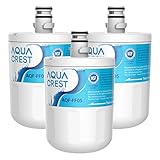 AQUACREST ADQ72910902 Filtros de Aagua para Frigorífico, Reemplazo para LG® LT500P®, WSL-1, WF-290, 5231JA2002A, ADQ72910902, ADQ72910901, 5231JA2002B, Kenmore GEN11042FR-08 (3)