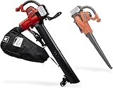 Einhell Soplador de hojas con Batería GE-CL 36/230 Li E-Solo Power X-Change (Iones de Litio, 18 V, 225 m³/h, Bolsa de 45 L, incl. tubo de aspiración + tubo de soplado, sin Batería ni Cargador)