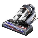 Jimmy BX7 Pro MAX Aspirador de Ácaros 700W, Limpiador de Colchones Aspirador de Cama con Luz UV-C,Viento Caliente 65℃ y Calentador de Grafeno, Sensor de Polvo,Función de Iones Negativos, Pantalla LED