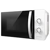 Microondas Grunkel con grill de 800w y 25 litros de capacidad MW-25MA con 5 niveles de potencia, descongelacion y plato de 24,5cm. (Sin Grill)