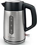 Bosch DesignLine - Hervidor de agua (1,7 l) Frontal brillante. acero inoxidable