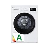 LG F4A1009NWK - Lavadora, 9 kg, 1400 rpm, Carga Frontal, 8 Programas, Programa Rápido y Programa Lavado a Mano, Fondo Especial Reducido, Display LED, Serie 100, Color Blanco