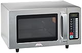 Lacor 69325 69325-Horno microondas Profesional Fabricado, 25 L, 1000 W, 50 W, 25 litros, Acero Inoxidable, Blanco