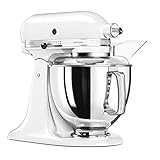 KitchenAid Robot de cocina Artisan 4,8 L, color blanco