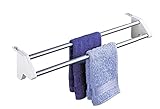 Wenko Twin - Secador de Ropa para radiadores, de Aluminio, 57 cm, Color Gris