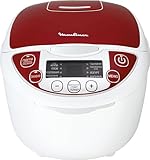 Moulinex Fuzzy LED - Robot de cocina de 750 W, 12 funciones, capacidad 5 L, panel control LED, fácil de usar, cocción inteligente, fácil limpieza, MK7051