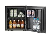 METRO Professional Frigorífico Minibar GMB1038B, 43 x 41 x 51 cm, 38 L, Sistema No Frost, Iluminación LED interior, 1 estante,