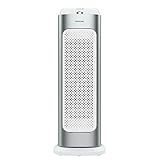 Cecotec Calefactor Baño Cerámico Ready Warm 6700 Ceramic Sky. 2000 W, Termostato Regulable, Motor DC, Control Manual con Ruedecilla, 3 Modos, Oscilación, Cobertura 20 m2