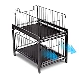 VINILITE Organizador con Cestas Deslizantes en 2 niveles Organizador Debajo del Fregadero Estantería para Especias Cocina Encimera Especiero de Pie
