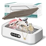 Limpiador Ultrasonidos, 650ml Limpiador Ultrasónico, 48000Hz Limpiador Gafas Ultrasónico, 40W Ultrasonic Cleaner, Maquina Ultrasonidos Limpieza para Gafas, Dentaduras, Joyas, Relojes, Razors