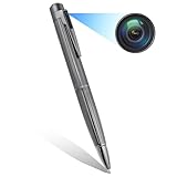 Cámaras Espía Pen,Mini Cámaras Oculta 1080P HD Mini Cámara Portátil de Bolsillo Cámara Oculta Cámara grabadora de Audio y Video para Negocios y conferencias con detección de Movimiento