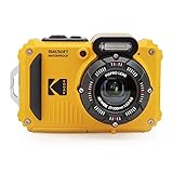 KODAK Pixpro WPZ2 - Cámara de Fotos Digital compacta (16 Mpx, Resistente al Agua y a los Golpes), Color Amarillo y Amarillo